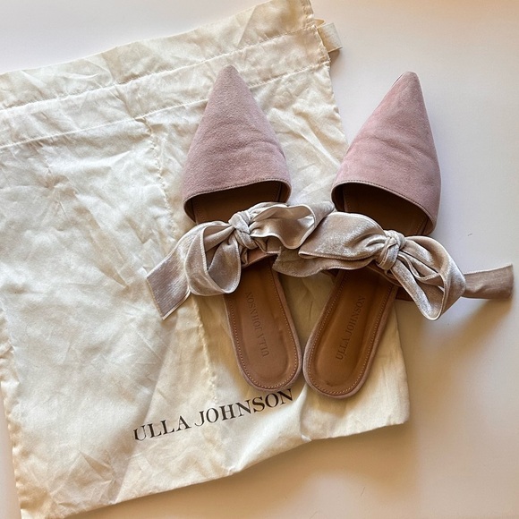 Ulla Johnson Shoes - Ulla Johnson Lou Slide in Pink with Bow - Box and Dust Bag Included!